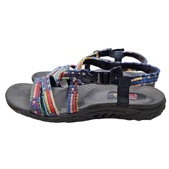 Skechers Sandals Size 10 Womens Reggae Sew Me Strap Sandals - Picture 6 of 10